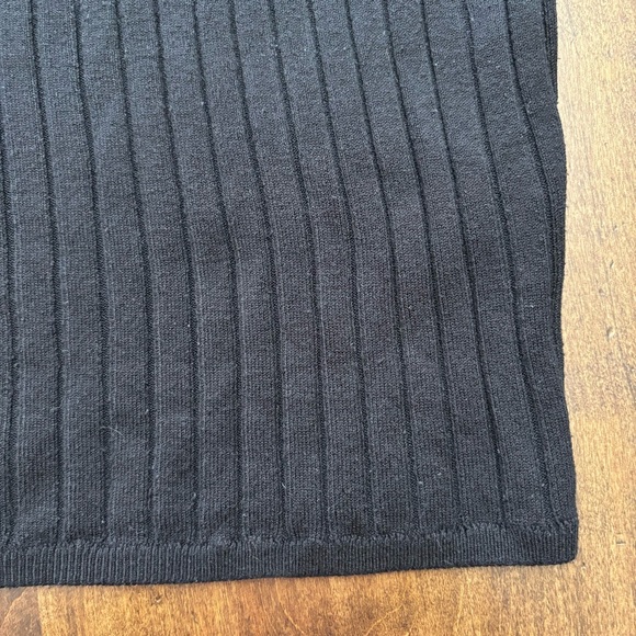 Zara Black Ribbed Tank Top - Picture 7 of 8
